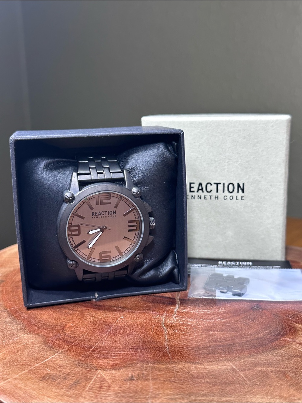 Kenneth Cole Reaction Men's Sport Watch - Gunmetal/Grey - New/Unworn